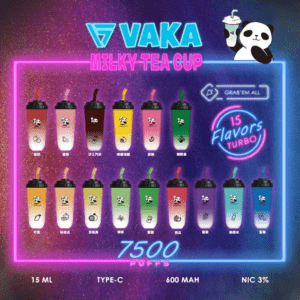 VAKA奶茶杯 7500 PUFFS